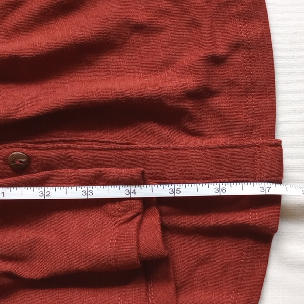 Rust Button-Down Dress - Picture 5 of 5